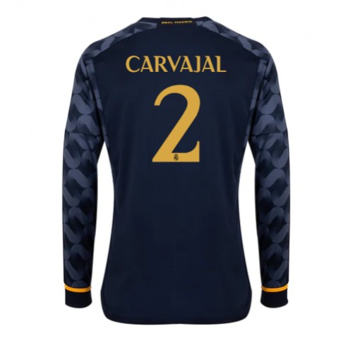 Real Madrid Daniel Carvajal #2 Gostujuci Dres 2023-24 Dugi Rukav